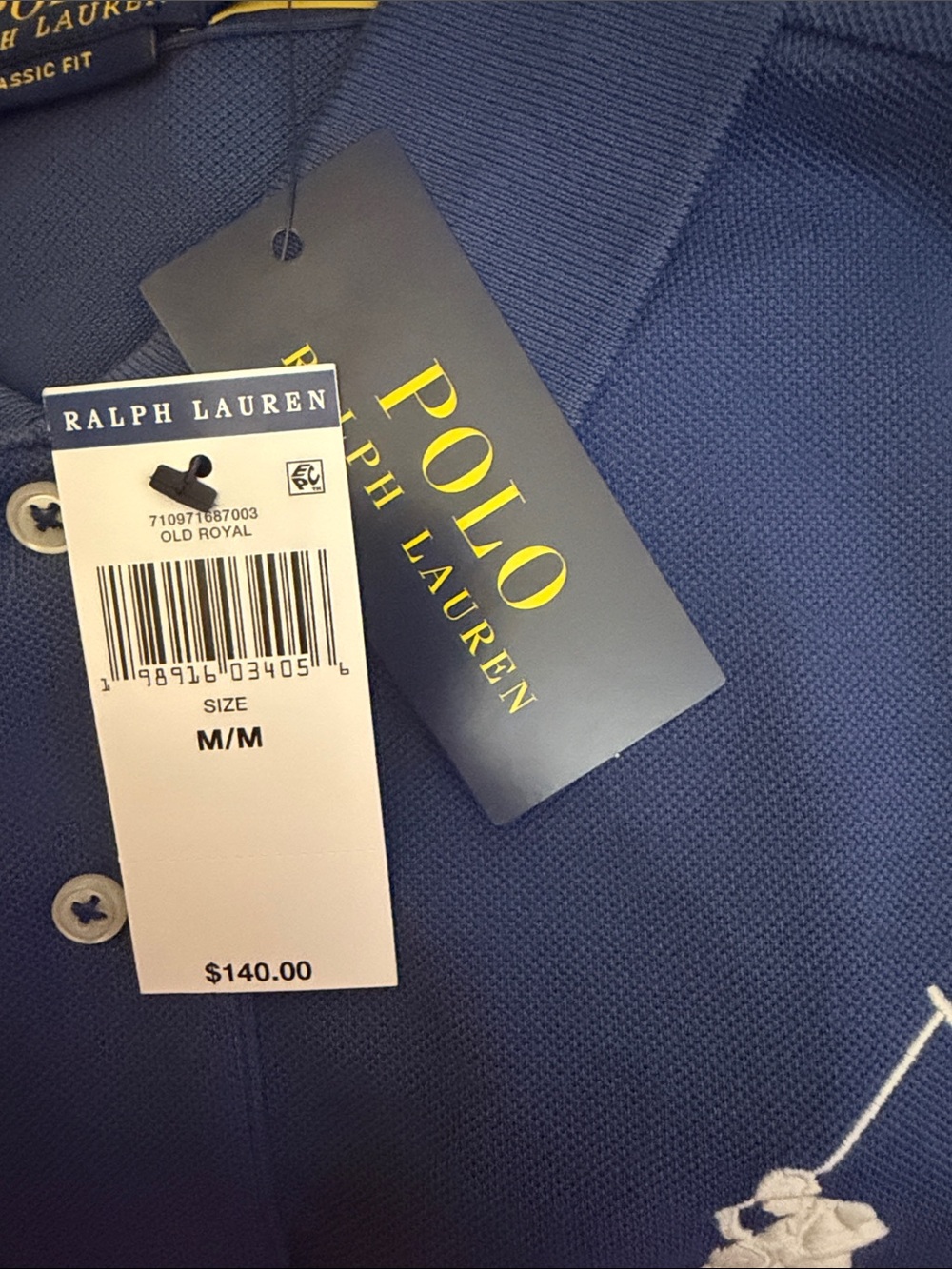 Polo Ralph Lauren Classic Fit Big Pony Mesh Polo Shirt